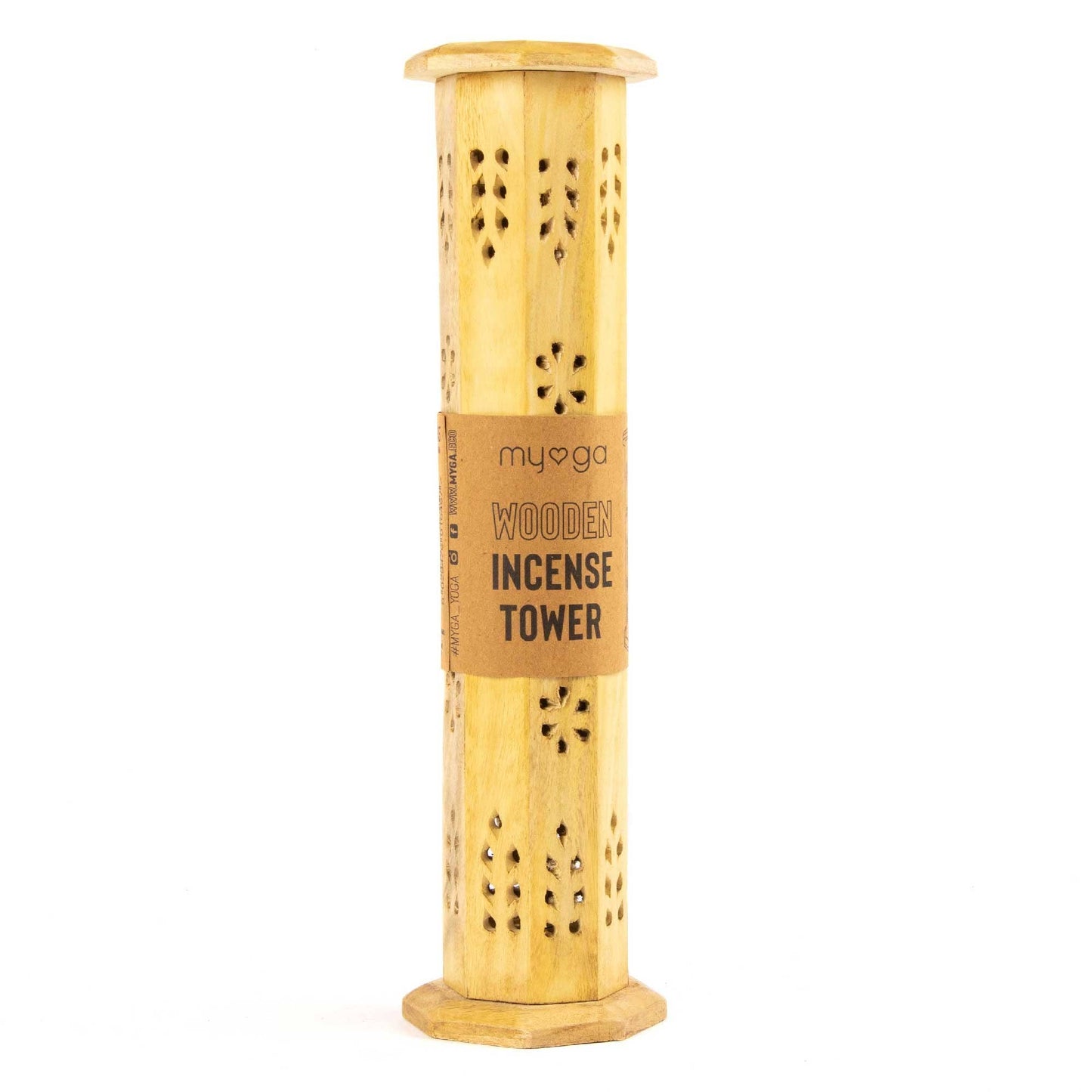 Wooden Octagon Incense Tower