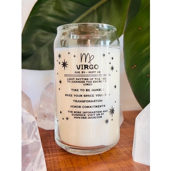 Virgo Zodiac Dressed Horoscope Candle