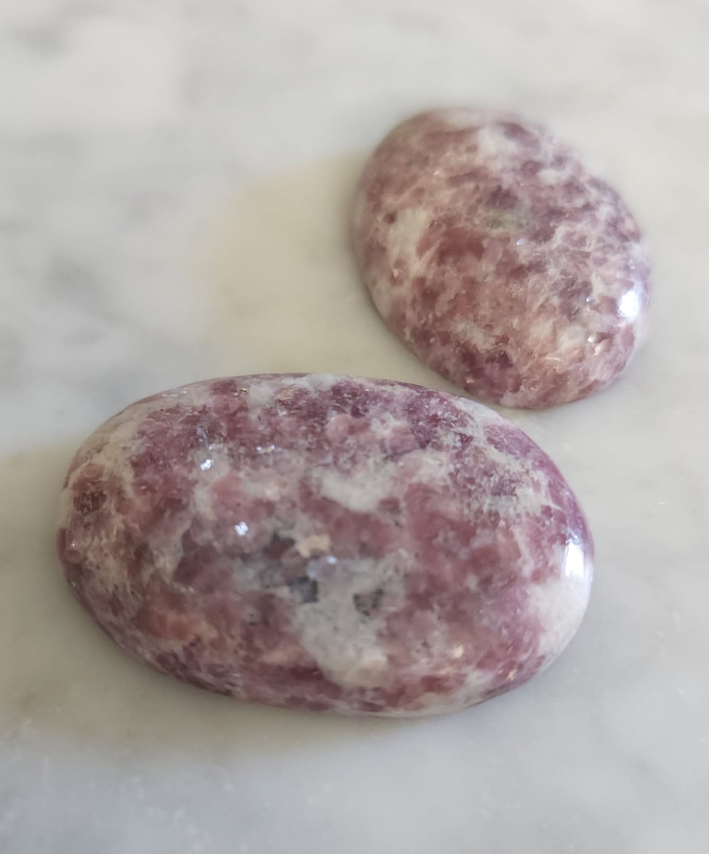 Lepidolite Worry Stones