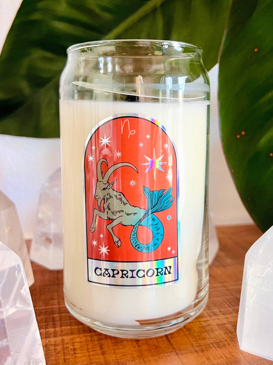 Capricorn Zodiac Dressed Horoscope Candle