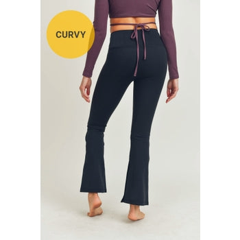 CURVY High-Waist Flare Leggings