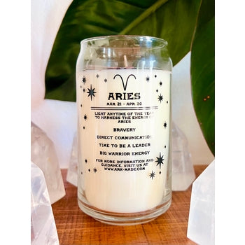 Aries Zodiac Dressed Horoscope Candle