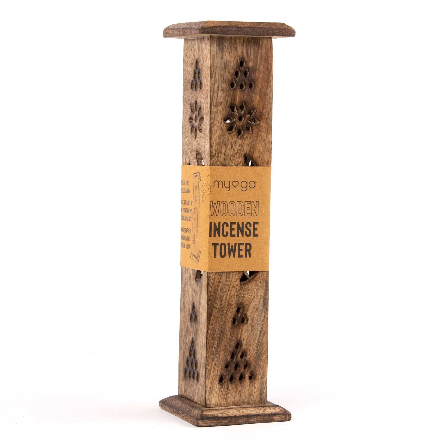 Wooden Cutout Incense Tower