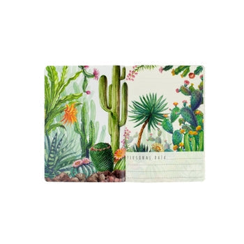 Flora Cactus Blue Notebook