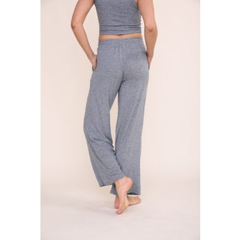 Brushed Wide Leg Lounge Pants