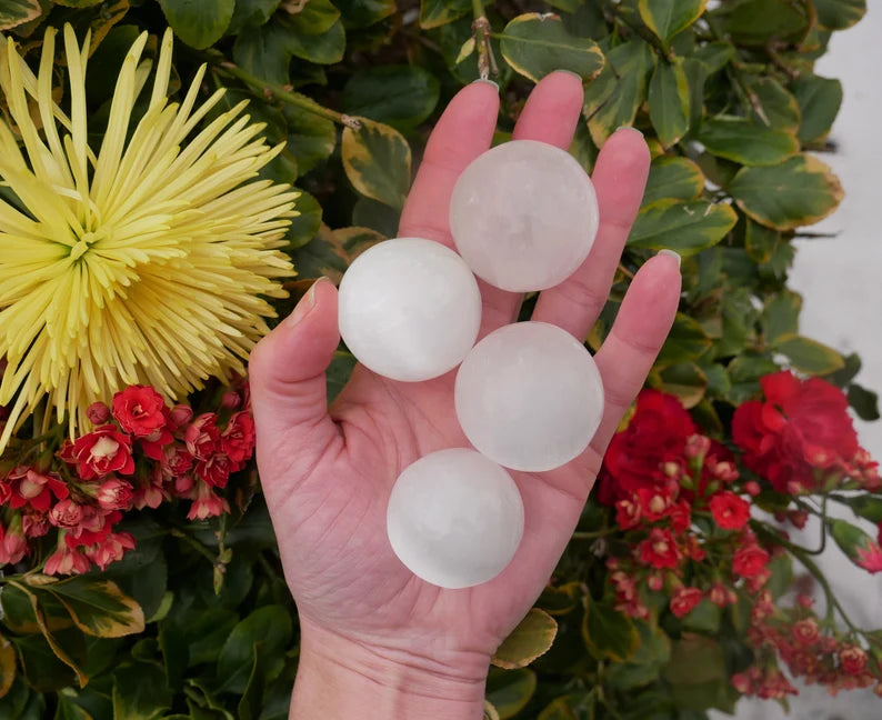 Selenite Spheres