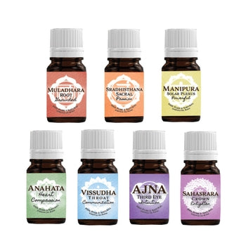 7 Chakra Essential Oil Blends Set 10mL Bottles