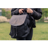 Stitch Your Own Design Backpack -Canvas & Black leather