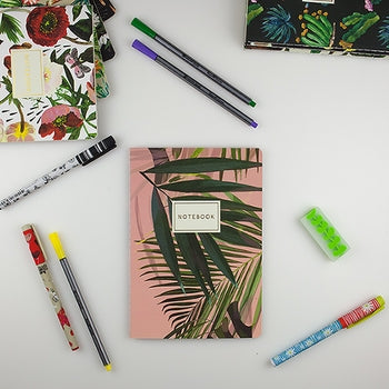 Flora Pink Palm Notebook