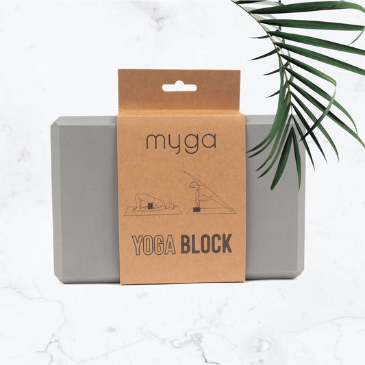 Grey Foam Yoga Block