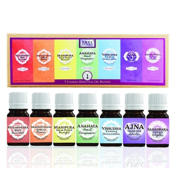 7 Chakra Essential Oil Blends Set 10mL Bottles