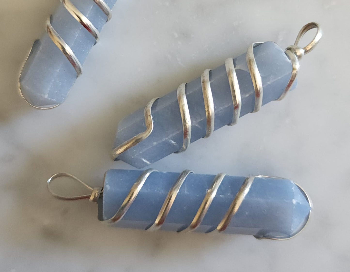 Angelite Pendants