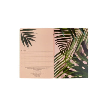 Flora Pink Palm Notebook