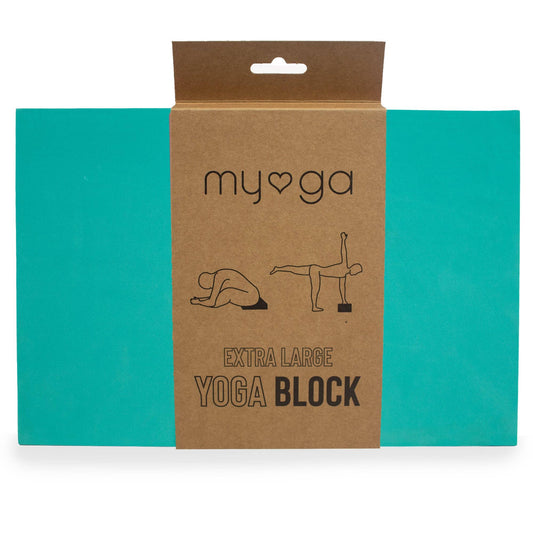 Turquoise Extra Large Foam Yoga Block