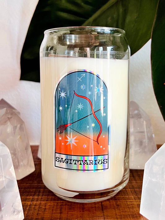 Sagittarius Zodiac Dressed Horoscope Candle