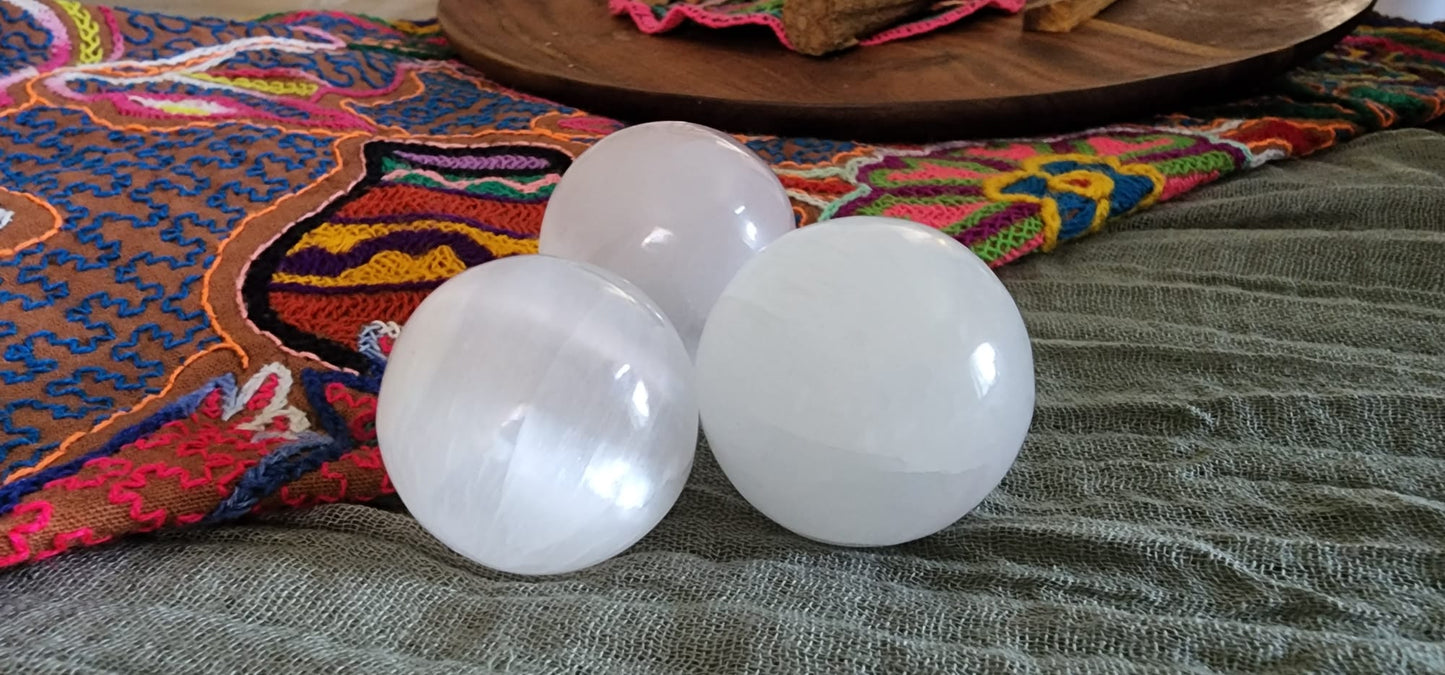 Selenite Spheres