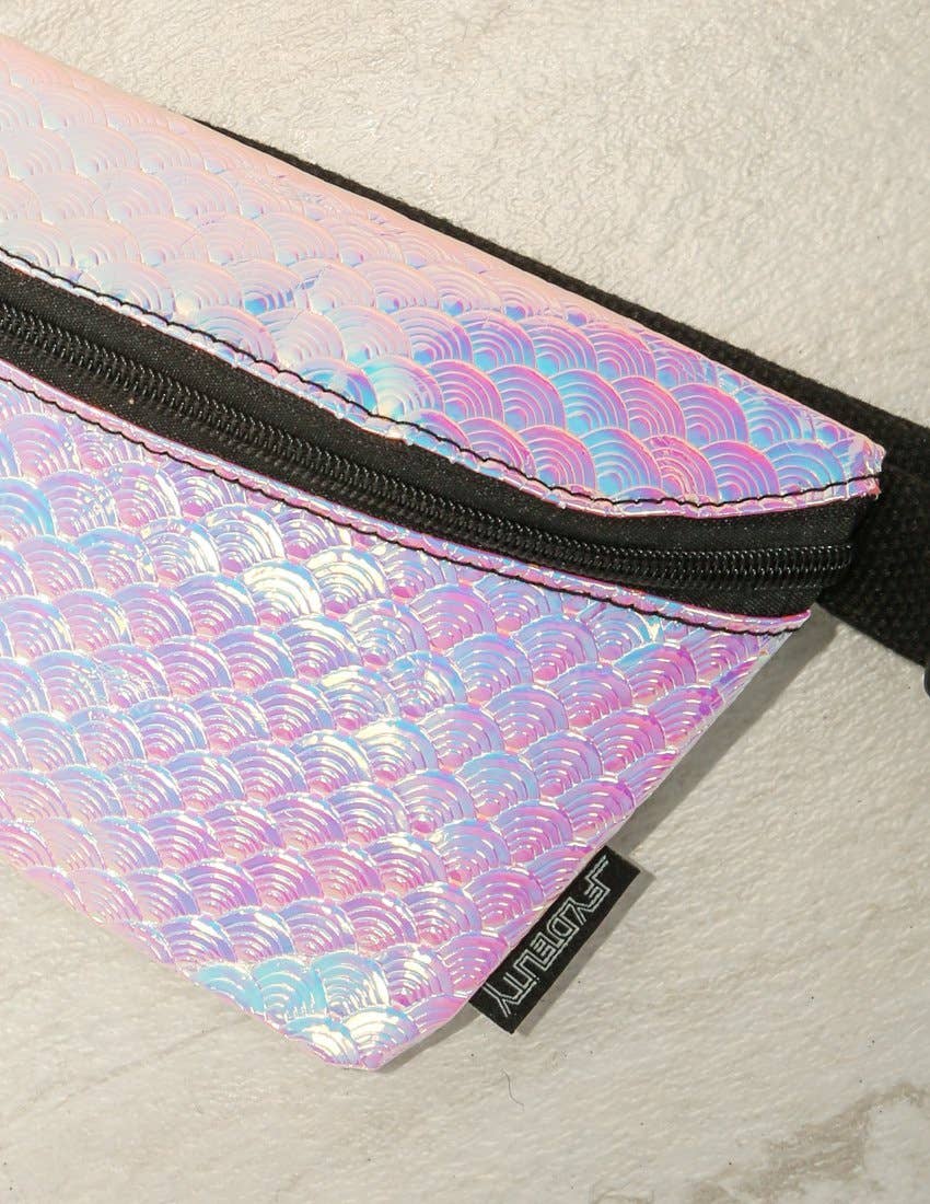 Fanny Pack-Ultra-Slim Low-Profile-MYSTICAL Mermaid Shells