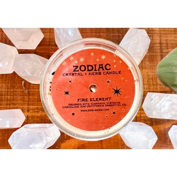 Aries Zodiac Dressed Horoscope Candle