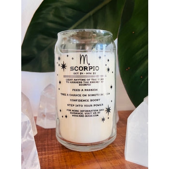 Scorpio Zodiac Dressed Horoscope Candle