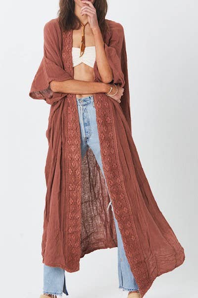 Long Lace Cover-up