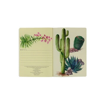 Flora Night Desert Notebook