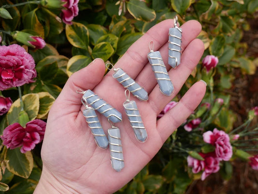 Angelite Pendants