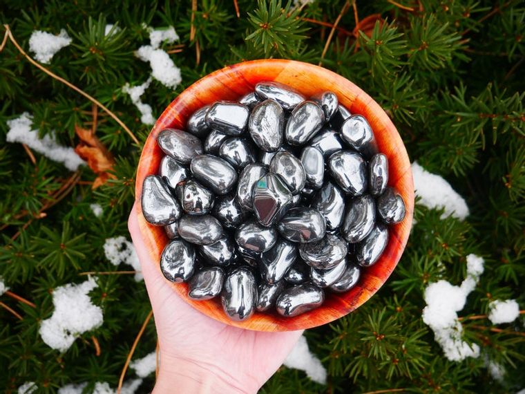 Hematite Tumbled Stones