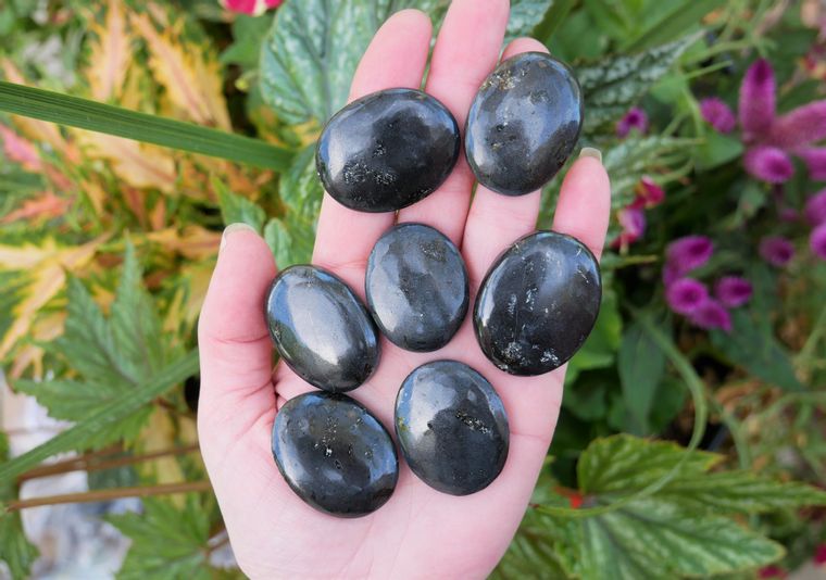 Black Tourmaline Worry Stones