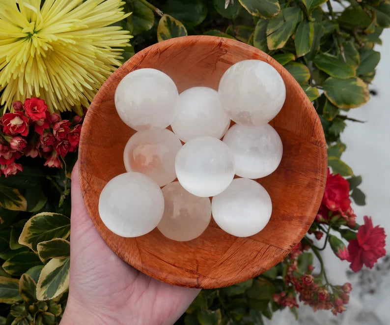 Selenite Spheres